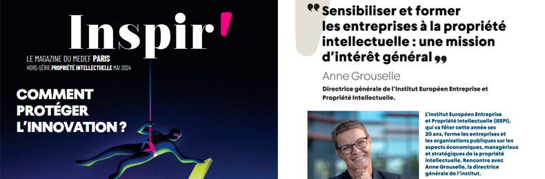 Sensibiliser et former les entreprises à la propriété intellectuelle : une mission d'intérêt général